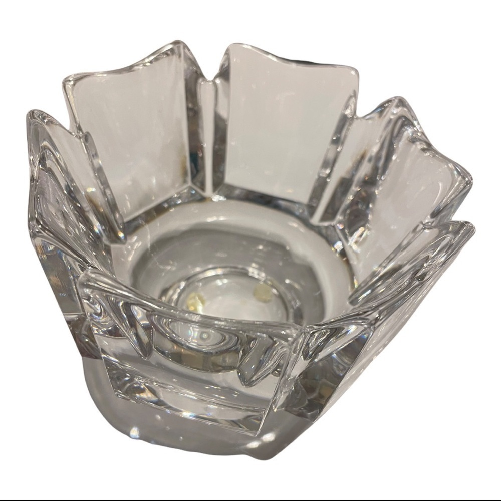 VINTAGE Orrefors Sweden Corona crystal bowl.